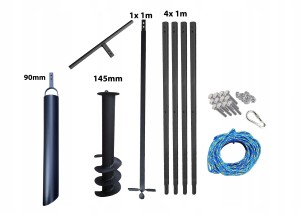 Hand well auger 145mm 5m bailer 90mm