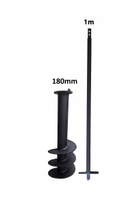 Hand well auger drill head 1m 180mm