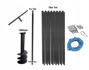 Hand well auger 17m 180mm PWSAM