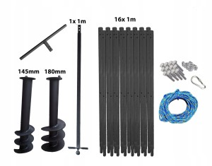 Hand well auger 17m 145+180mm