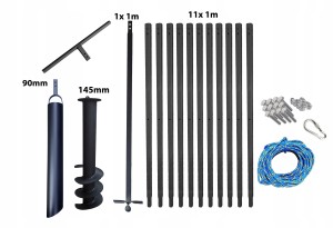 Hand well auger 145mm 12m bailer 90mm