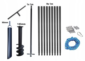 Hand well auger 145mm 10m bailer 90mm