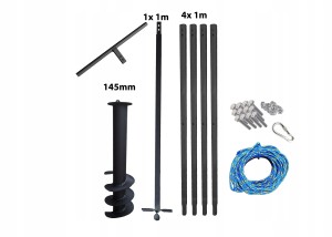 Hand well auger 145mm 5m