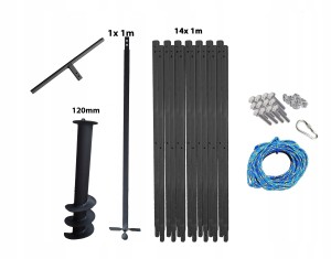 Hand well auger 120mm 15m