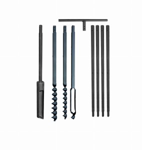 Hand geological auger