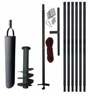 Hand well auger 180mm 7m + bailer 133mm