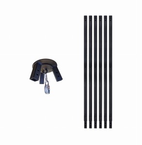 Drilling tripod with 6 extensions