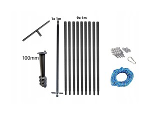 Hand well auger 120mm 10m (1)